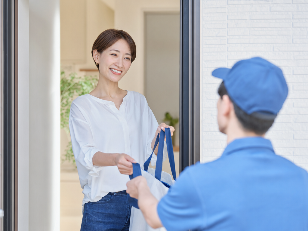 引き取りに来てもらう