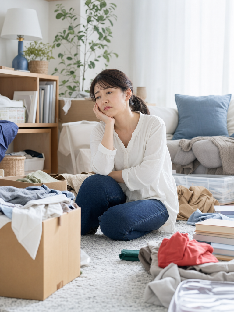 出品や発送の手間を思って気が重くなる女性